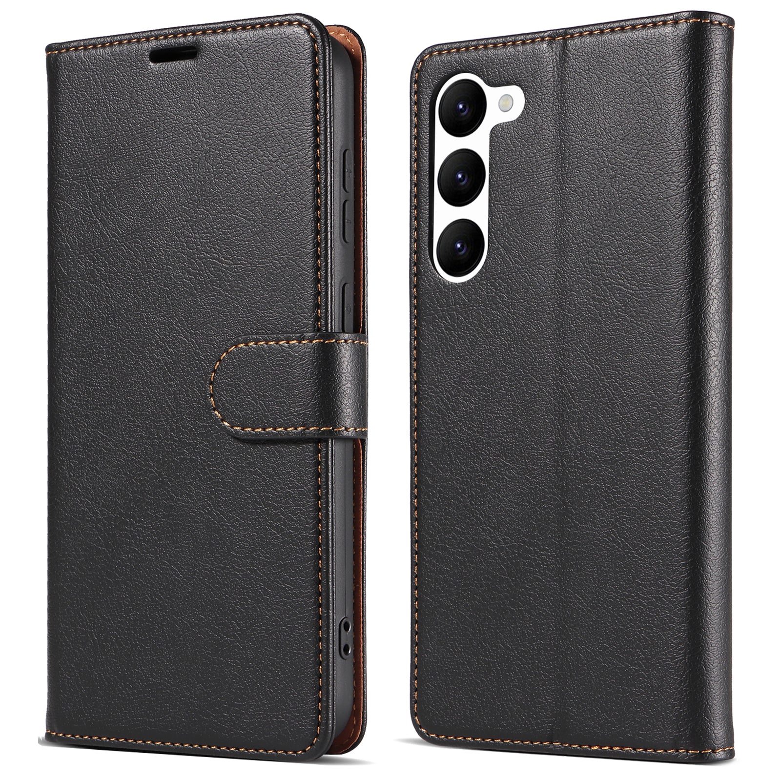 PU Leather Phone Case for Samsung Galaxy S23 Wallet RFID Blocking Stand Magnetic Closure Phone Cover PU Leather Phone Case for Samsung Galaxy S23 Wallet RFID Blocking Stand Magnetic Closure Phone Cover